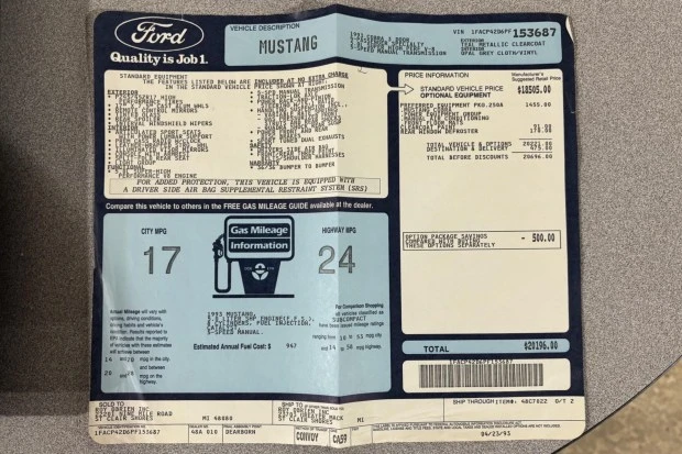 1993 Ford Mustang 3rd Gen - Image 7 of 7