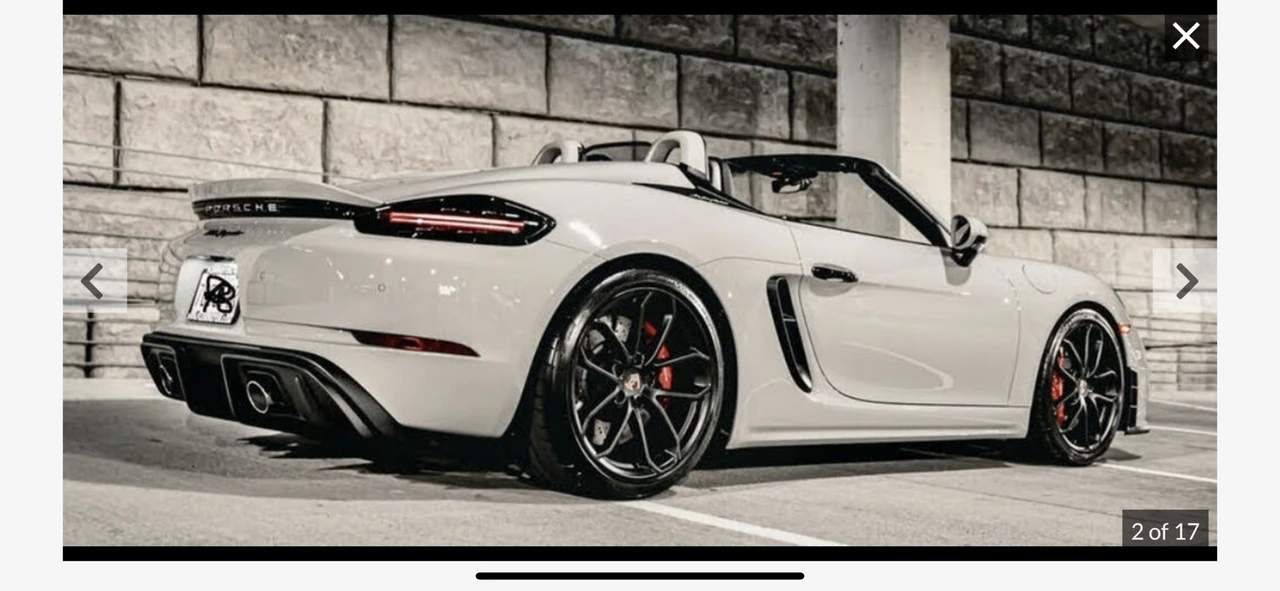 2020 Porsche 718 Boxster Spyder - Image 2 of 3