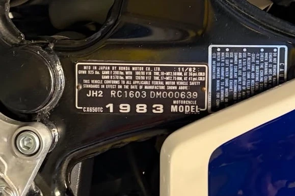 1983 Honda CX - Image 20 of 22
