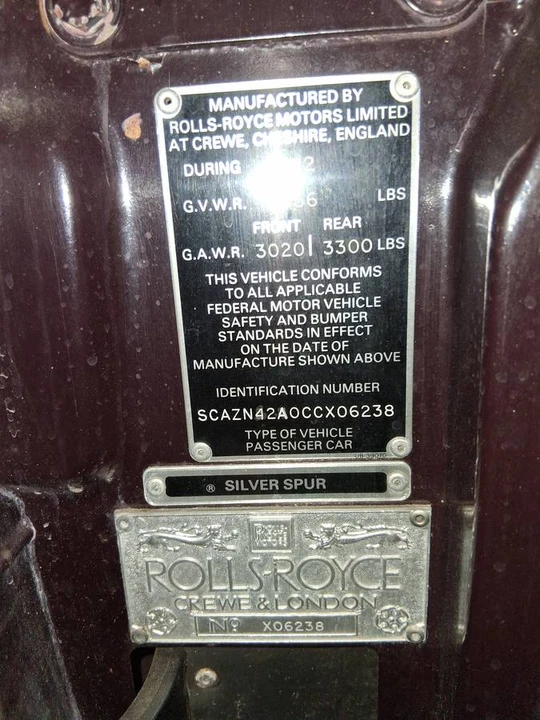 1982 Rolls-Royce Silver Spur & Spirit I - Image 19 of 24