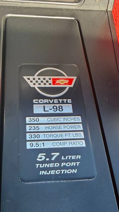 1986 Chevrolet Corvette C4 - Image 13 of 14