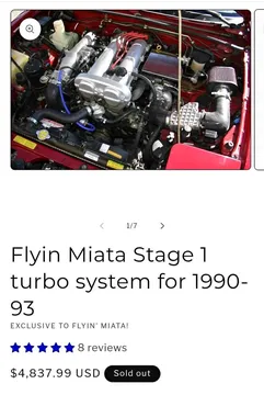 Mazda Miata Turbo Kit