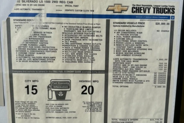 2002 Chevrolet Silverado 2nd Gen - Image 8 of 9