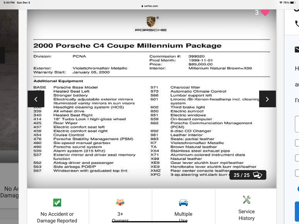 2000 Porsche 996 Carrera 4 - Image 24 of 31