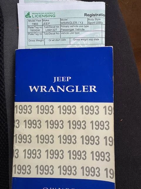 1993 Jeep YJ Wrangler - Image 11 of 12