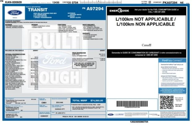 2023 Ford Transit - Image 8 of 8
