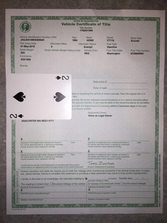 1984 Honda CT110 - Image 14 of 14