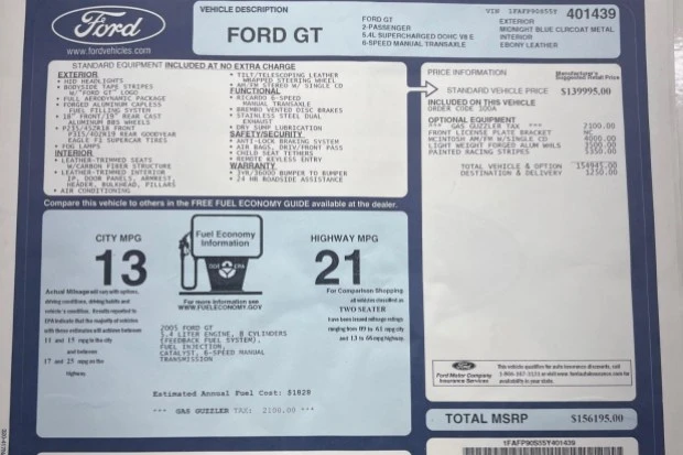 2005 Ford GT 1st Gen - Image 8 of 8