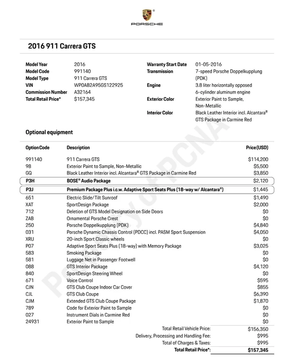 2016 Porsche 911 - Image 21 of 21