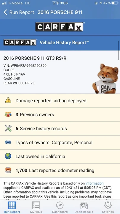 2016 Porsche 991 GT3 RS - Image 3 of 9