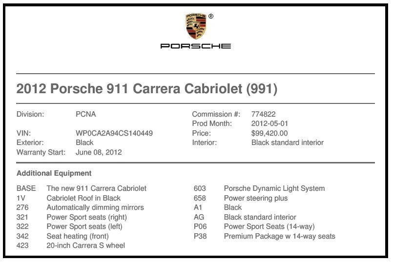 2013 Porsche 991 Carrera - Image 4 of 8