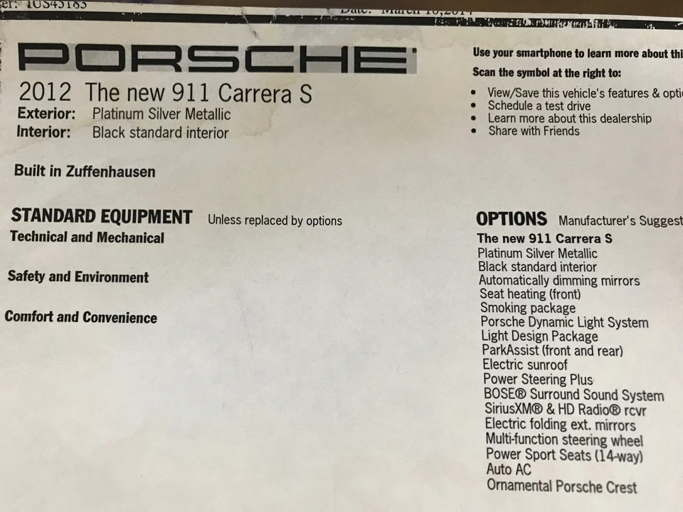 2012 Porsche 991 Carrera S - Image 9 of 9