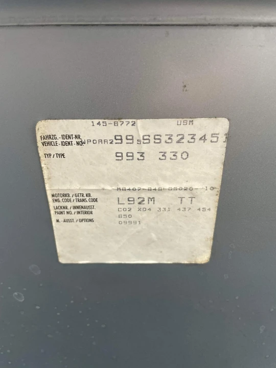 1995 Porsche 993 Carrera - Image 21 of 23