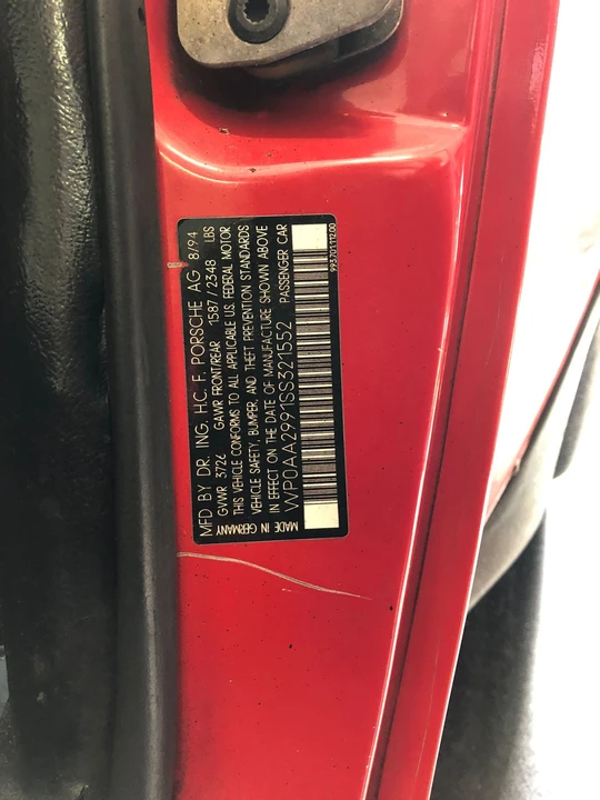 1995 Porsche 993 Carrera - Image 10 of 23
