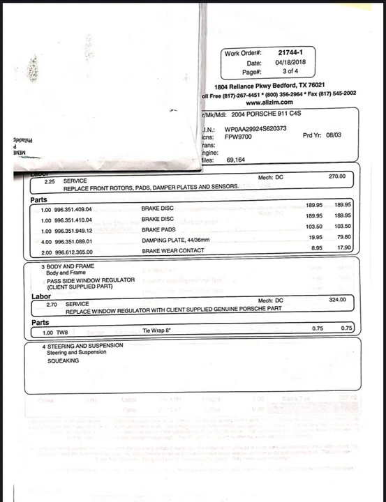 2004 Porsche 996 Carrera 4S - Image 12 of 12