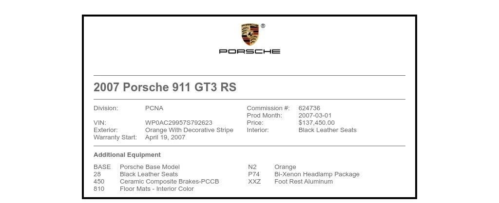 2007 Porsche 997 GT3 RS - Image 9 of 9