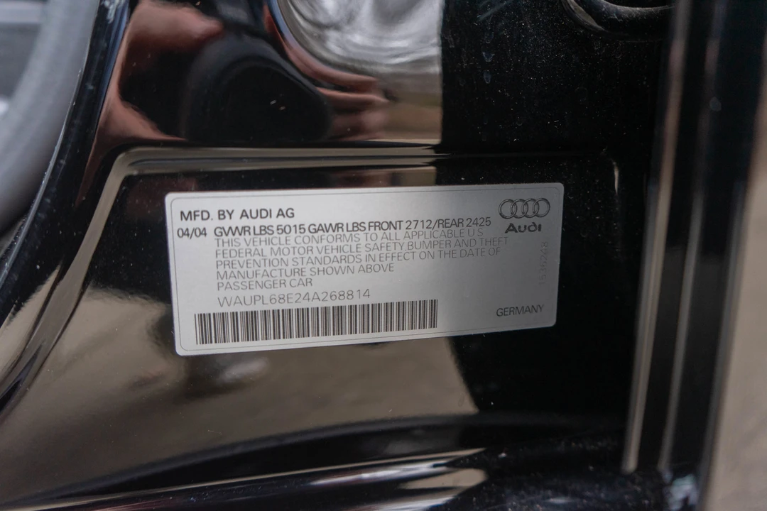 2004 Audi B6 S4 - Image 30 of 31