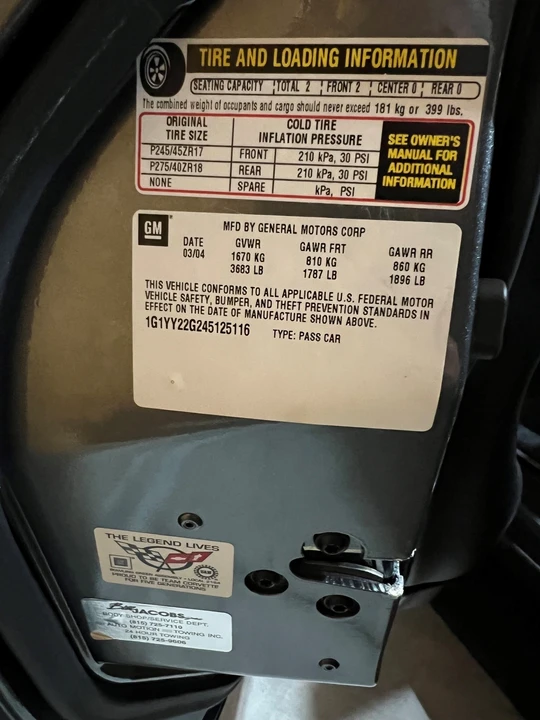 2004 Chevrolet Corvette C5 - Image 29 of 31
