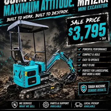 AGT MH12RX Mini Excavator