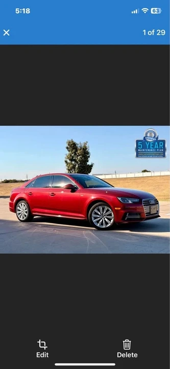 2018 Audi B9 A4 - Image 5 of 10