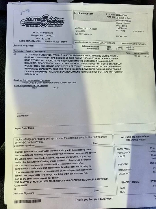 2014 Audi 4L Q7 - Image 17 of 18