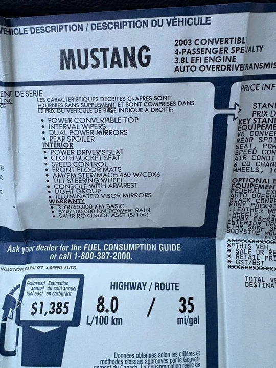 2003 Ford SN95 Mustang - Image 7 of 9