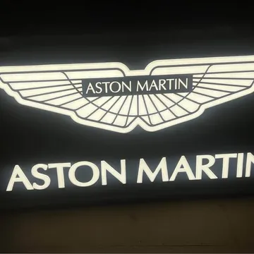Aston Martin Dealership Sign