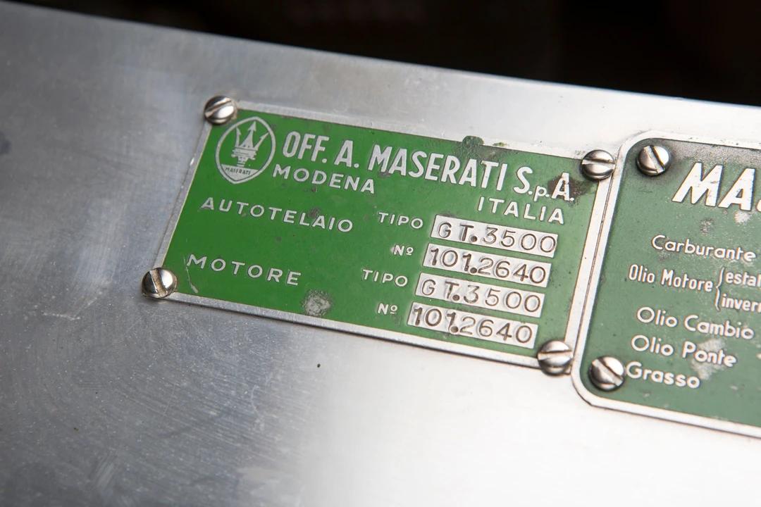 3500 Maserati 3500 GT - Image 16 of 18