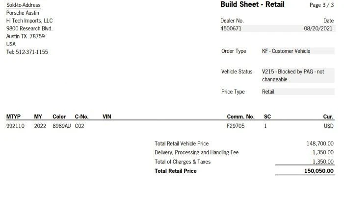 2021 Porsche 911 - Image 4 of 5