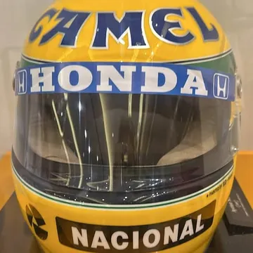 Lotus Ayrton Senna 1987 Replica Helmet Full Size