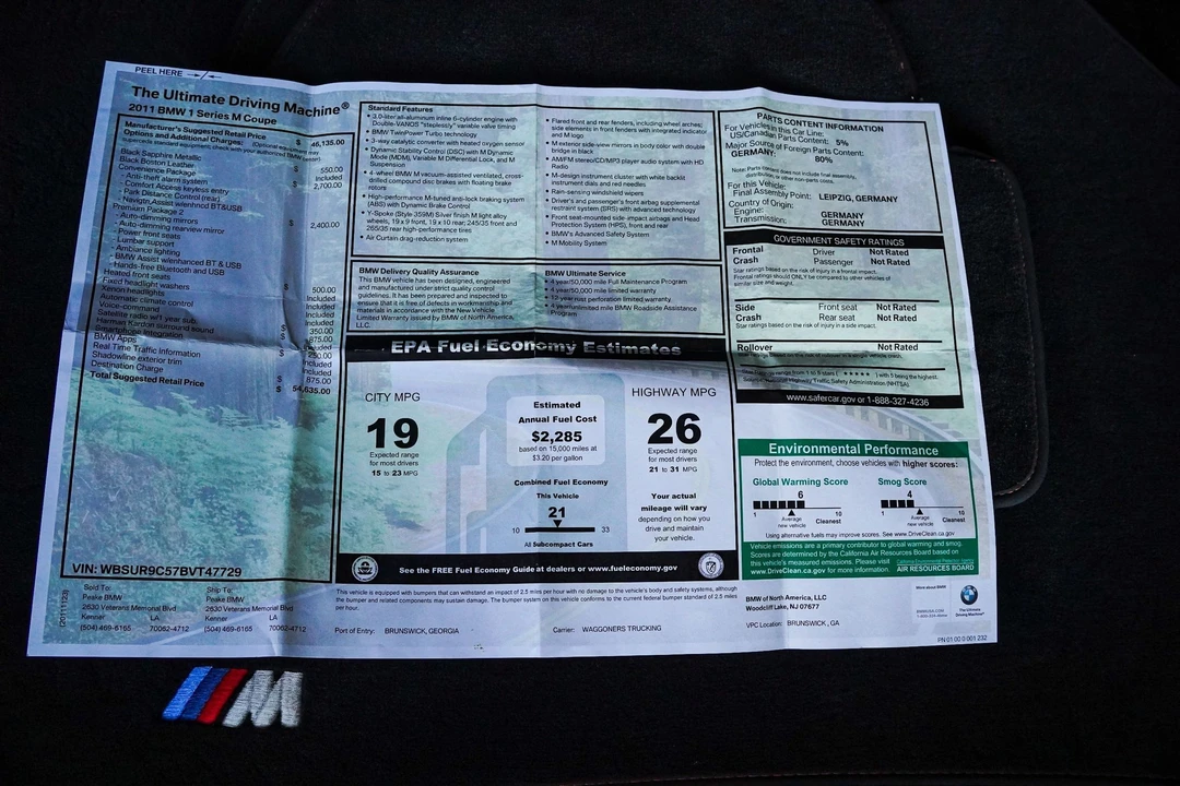 2011 BMW 1M - Image 11 of 12