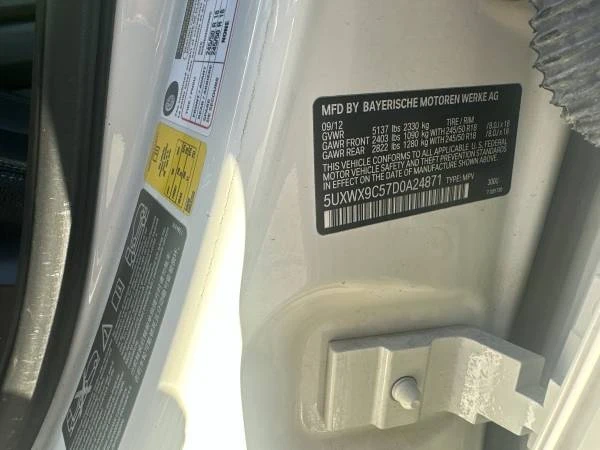 2013 BMW F25 X3 - Image 10 of 10