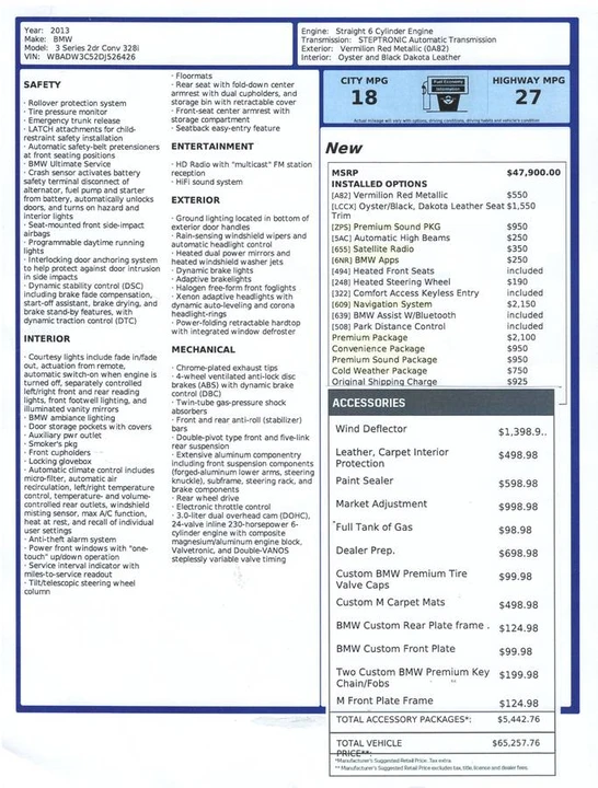 2013 BMW E93 3 Series Convertible - Image 22 of 24