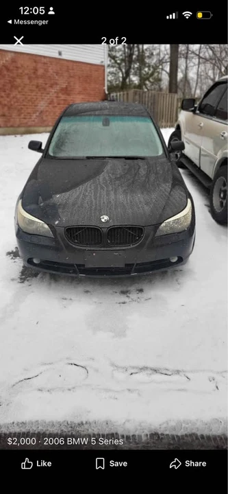 2006 BMW E60 5 Series Sedan - Image 2 of 2