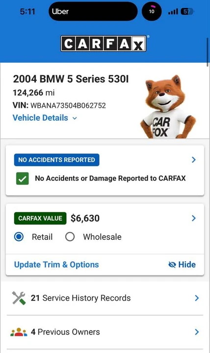 2004 BMW E60 5 Series Sedan - Image 2 of 13