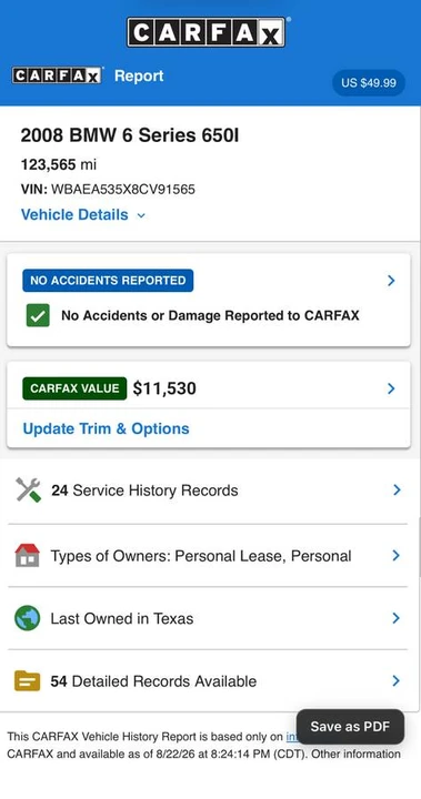 2008 BMW E63/E64 645Ci & 650i - Image 12 of 20