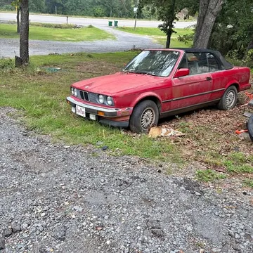 BMW E30 3 Series Convertible