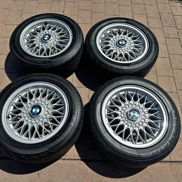 BMW E30 M3 15x7 Basketweaves + Tires