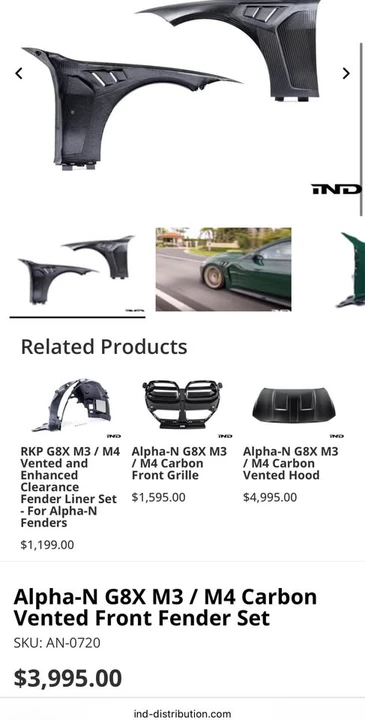 BMW G80 M3 Sedan - Image 3 of 11