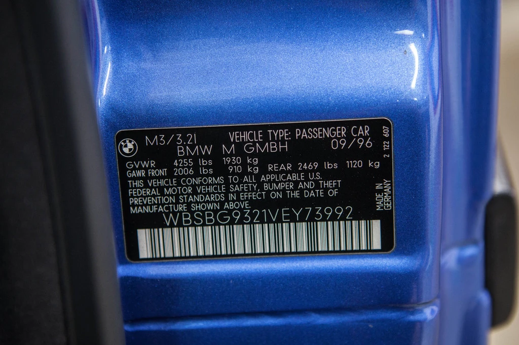 1997 BMW E36 M3 - Image 13 of 31