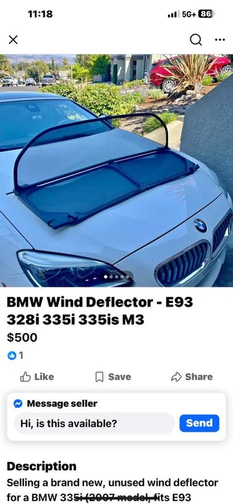 2013 BMW E93 3 Series Convertible - Image 7 of 12