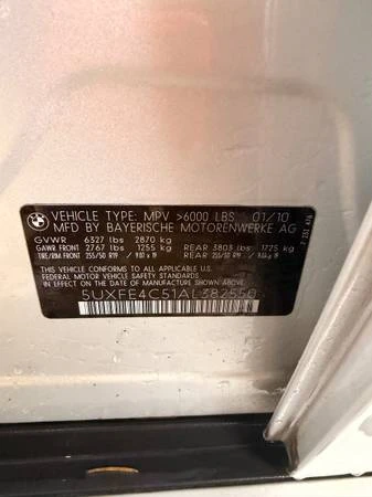 2010 BMW E70 X5 - Image 10 of 18
