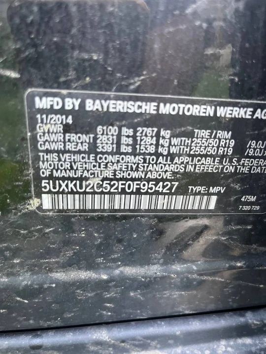 2016 BMW F16 X6 - Image 14 of 20