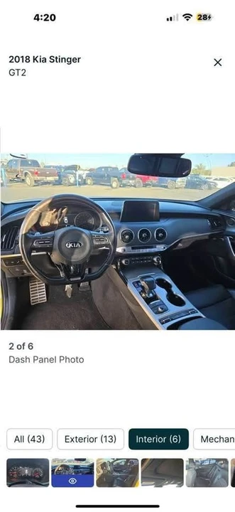 2018 Kia Stinger - Image 4 of 6