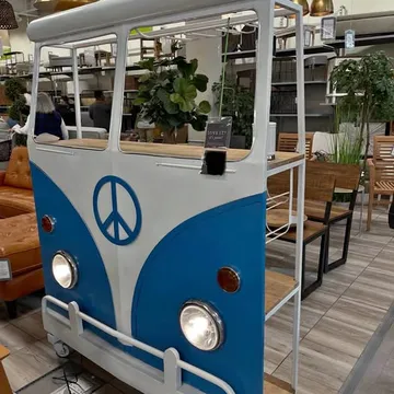 Volkswagen Bus Bar Cart