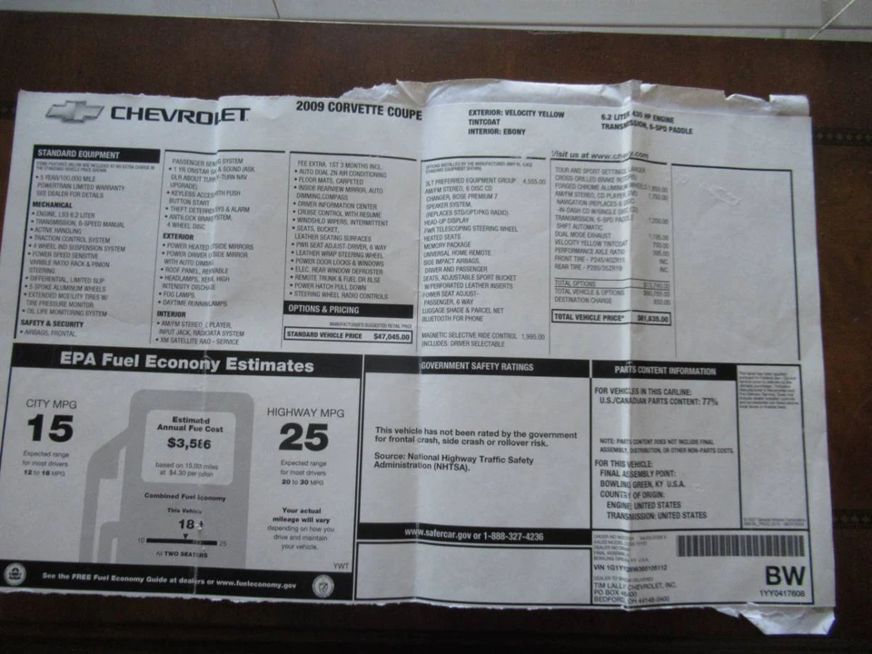 2009 Chevrolet Corvette C6 - Image 24 of 24