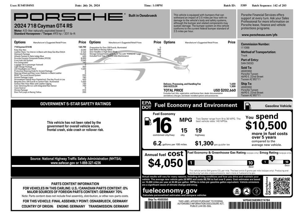 2024 Porsche - Image 9 of 9