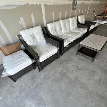 Berkley Jensen Watch Hill 6-Pc. Outdoor Aluminum Patio Conversation Set