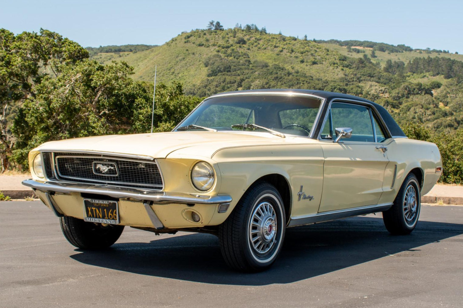 Black-Plate 1968 Ford Mustang 302 Hardtop