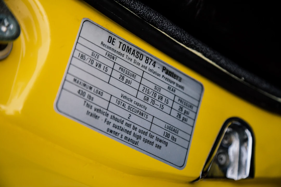 1972 DeTomaso Pantera - Image 26 of 31